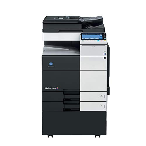 Konica Minolta BizHub C754 A3 Color Laser Multifunction Copier - 75ppm, Copy, Print, Scan, Email, Internet Fax, Auto Duplex, Network, 1800x600 DPI, 2 Trays, Cabinet