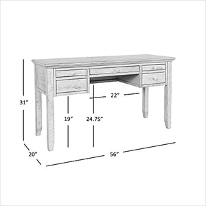 Jofran Inc. Rustic Shores USB Charging Desk and Chair Set