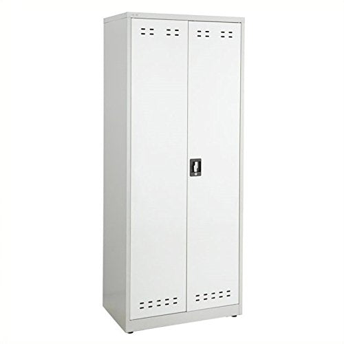 Pemberly Row 72" H Steel Storage Cabinet in Gray