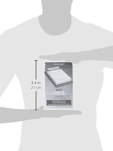 AT-A-GLANCE Daily Desk Calendar Refill 2017, 5 x 8" (E458-50)