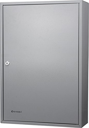 BARSKA CB13236 Key Lock 150 Position Adjustable Key Cabinet Lock Box Grey, 14.75" x 5.5" x 21.75"
