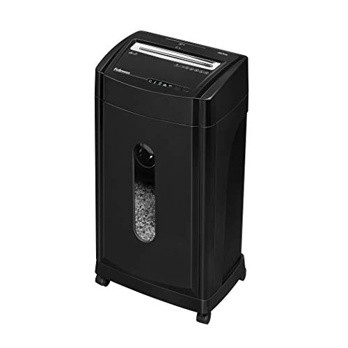 46Ms 12-Sheet Micro-Cut Heavy Duty Office Paper Shredder with Auto Reverse Jam Prevention Feature and SilentShred Technology (4817001-99)