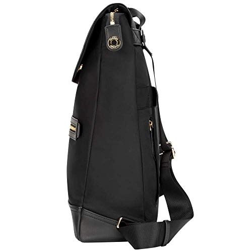 Targus Newport Convertible 2-in-1 for 15-Inch Laptop and Tablet Business Messenger Backpack, Black (TSB965GL)