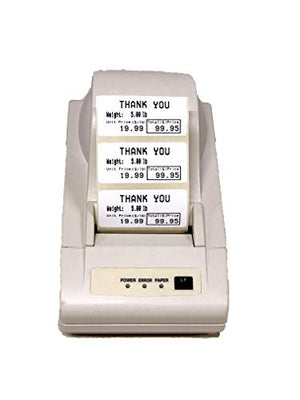 CAS S-2000 Jr / Pole Display Price computing Scale,NTEP, 60 lb X0.01 lb, DLP-50 Thermal Label Printer, 1 Case of Labels LST-8060