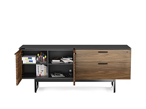 BDI Furniture Corridor Office 6529 Credenza, Natural Walnut
