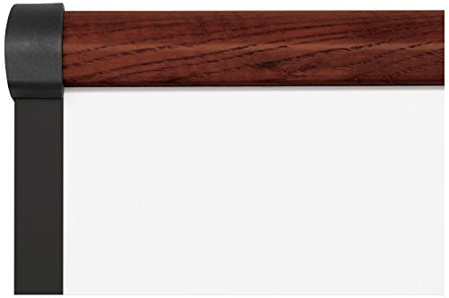 Best-Rite TuF Rite Melamine Dry Erase Whiteboard, Origin Trim, Mahogany, 4 x 8 Feet (221OH-03)