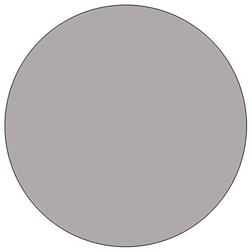 Flash Furniture 48'' Round Grey Thermal Laminate Activity Table - Standard Height Adjustable Legs