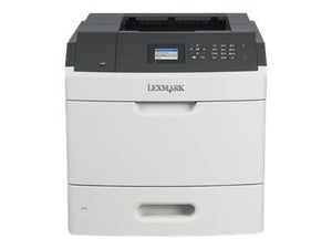 Lexmark MS810N Laser Printer - Monochrome - 1200 x 1200 dpi Print - Plain Paper Print - Desktop - 55 ppm Mono Print - 650 sheets Input - LCD - Gigabit Ethernet - USB - 40G0100 (Certified Refurbished)