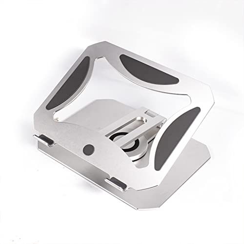HNTHY 360 Rotating Desktop Laptop Stand Adjustable Aluminum Notebook Stand Compatible with 10-17 Inch