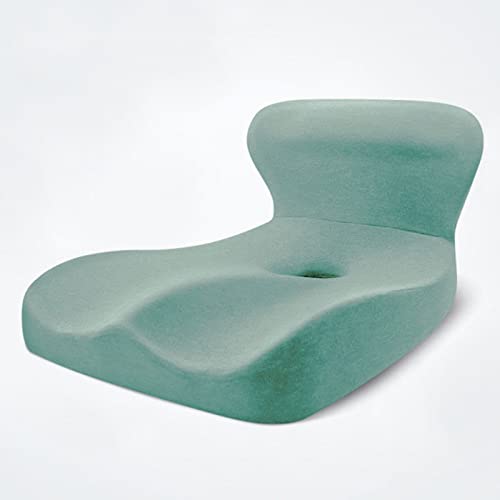 LSTQPK Memory Foam Ergonomic Posture Seat Pads - Coccyx Cushion, Hip Support Pillow for Sitting - Seat Cushion for Coccyx Sciatica Hemorrhoid Tailbone Back Pain Relief (Color: C)