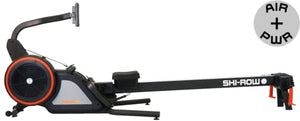 SKI-Row (v1.1) Combination (2 in 1) Ski-Trainer and Rowing Machine with AIR + Available Magnetic Resistance, Compact Footprint, Folds for Easy Storage, Total Body Workout