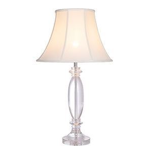 505 HZB European Crystal Table Lamp, Bedroom Bedside Lamp, Fashion Originality Living Room Study Desk Lamp (Size : L4374cm)