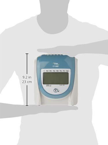 Icon time systems CT-900 Calculating Time Recorder with Free Lifetime Support and Operational Battery Backup