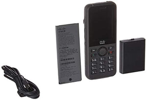 Cisco Unified Wireless IP Phone 8821 Cordless Extension Handset - Bluetooth Interface - 2.4" Black CP-8821-K9 (Renewed)