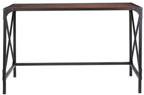 Home Decorators Collection Industrial Empire Computer Desk, 30" HX49 HX25 D, Black