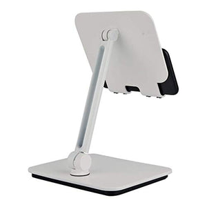 Laptop Stand for Desk, Mobile Phone Stand, Adjustable Multi-Angle Notebook Riser, Foldable Portable Ergonomic Computer Desktop Laptop Holder for Desk, Home Office Furniture Set (White)