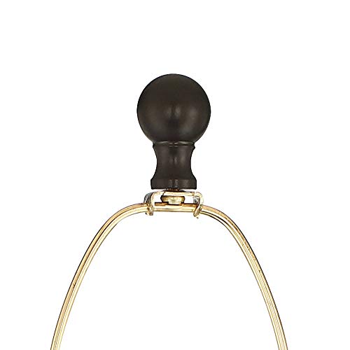 Barnes and Ivy Rustic Industrial Farmhouse Floor Lamp with Night Light - 63" Tall Bronze Drum Shade