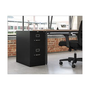 HON 2-Drawer Office Filing Cabinet - 310 Series, Black (H312)