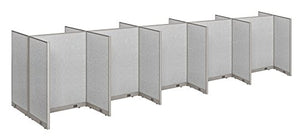 GOF Cubicle Double 10 Station Office Partition - Large Fabric Room Divider Panel Workstation