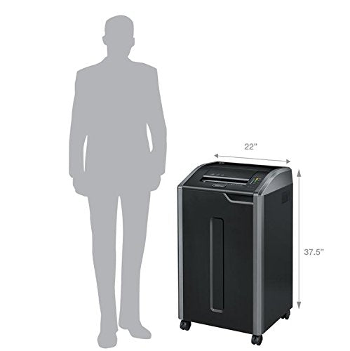 Fellowes Powershred 425i 100% Jam Proof Commercial Grade 38-Sheet Strip-Cut Paper Shredder, TAA Compliant (38420)