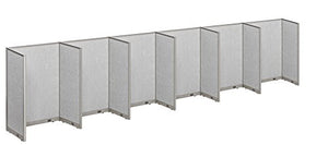 GOF Office Partition Cubicle Single 6 Station Room Divider Panel, 30"D x 48”W x 72"H
