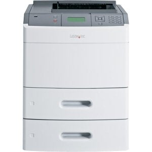 Lexmark T650 T652DTN Laser Printer - Monochrome - 1200 x 1200 dpi Print - Plain Paper Print - Desktop - 50 ppm Mono Print - 1200 Sheets Input - Automatic Duplex Print - Fast Ethernet - USB - 30G0424
