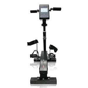 Konliking Electronic Physical Therapy Rehabilitation Bike for Senior Recumbent Indoor Pedal Exerciser Training Hand Arm Foot Leg Knee Passive Assist for the Handicap Disabled Stroke 180W Spasm Mode