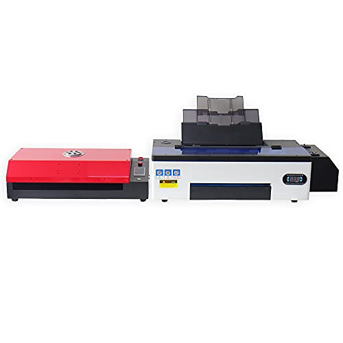 L1800 DTF Transfer Printer with Roll Feeder,Direct to Film Print-preheating A3 DTF Printer for Dark and Light Clothing VS DTG Printer (A3 DTF Printer) (Printer + Oven)