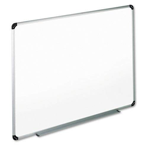 Universal 43735 Magnetic Steel Dry Erase Board, 72 x 48, White, Aluminum Frame