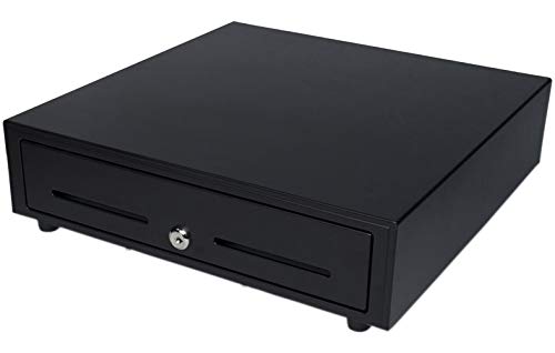 Star Micronics TSP143IIIU Bundle - USB Thermal Receipt Printer with 13" x 13" 4 Bill / 5 Coin Value Series Cash Drawer Featuring 2 Media Slots - Gray/Black