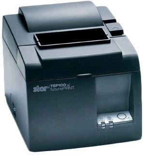 Star Micronics Receipt Printer, Monochrome, Direct Thermal, 125 mm/s Mono, 203 dpi, USB (TSP100 TSP113U)
