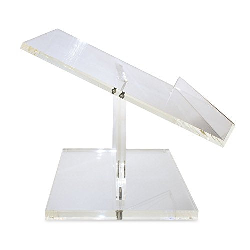 SourceOne Modern Clear Thick Acrylic Podium Lectern 22 x 12 x 15 (Tabletop)