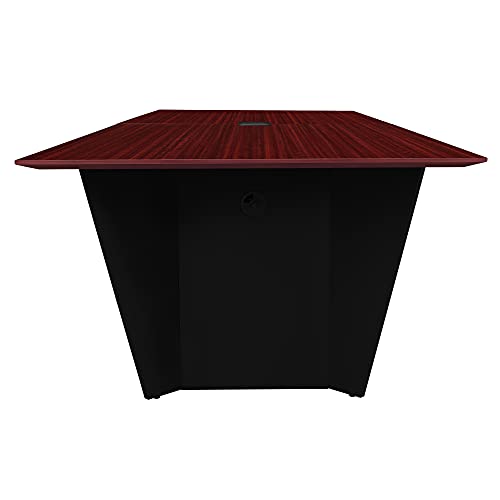 Regency 8 ft Mahogany/Black Conference Room Table