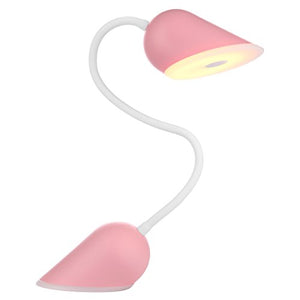 LUOYIMAN® Sensor LED Heart Lamp Outdoor Portable Lamp Deformable and Foldable Light Smart Table Desk Lamp Couples Light 14 LED Lights and 3 Modes of Lightness(Pink)