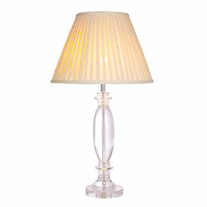 505 HZB European Crystal Table Lamp, Bedroom Bedside Lamp, Fashionable Living Room, Desk Lamp (Size : L4374cm)