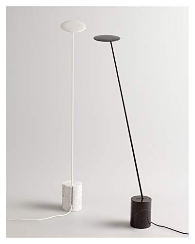 EESHHA Modern LED Marble Floor Lamp 8W (Size: Nero)