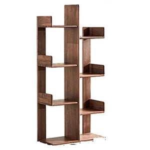 VELLOW Wooden Bookshelves Storage Rack 8 Grid Display Cabinet - Bedroom Living Room Home Office Bookcase