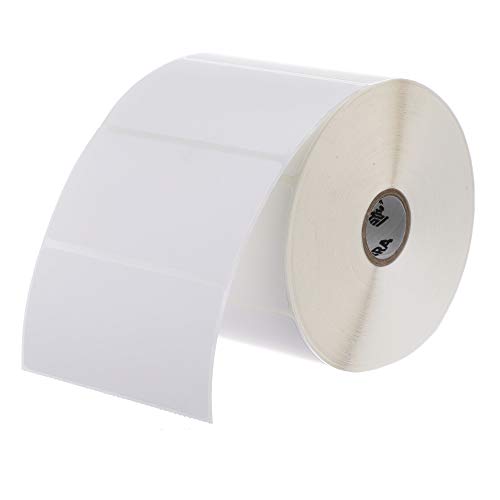 Zebra 4 x 2 in Thermal Transfer Polypropylene Labels PolyPro 3000T Permanent Adhesive Shipping Labels 1 in Core 4 rolls 10031649SP