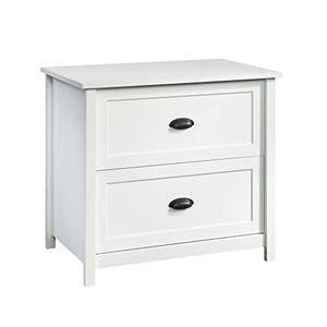 Sauder County Line Lateral File Cabinet, Soft White Finish, L: 33.39" x W: 21.97" x H: 30.04