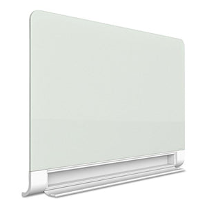 Quartet G5028ht Horizon Magnetic Glass Marker Board With Hidden Tray, 50 X 28, White