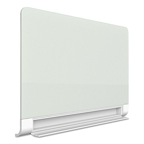 Quartet G5028ht Horizon Magnetic Glass Marker Board With Hidden Tray, 50 X 28, White