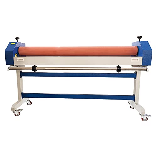 INTSUPERMAI 63" Manual Cold Laminator Machine with Stand & Casters