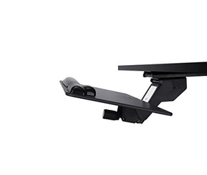Furmix Adjustable Keyboard Tray Under Desk, Sturdy Platform with Gel Wrist Rest and Mouse Pad, Simply Adjust Height and Tilt for Comfort