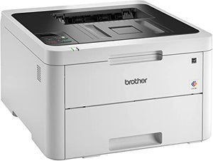 Brother HL-L32 30CDW Series Compact Digital Wireless Color Laser Printer - Mobile Printing - Auto Duplex Printing - Ethernet & USB Connectivity - Up to 25 Pages/Min - 250 Sheets Input + HDMI Cable