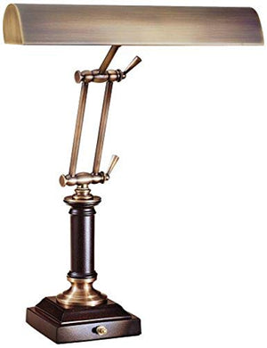 House of Troy Portable Desk/Piano Lamp, Antique Brass/Chestnut Bronze P14-233-C71