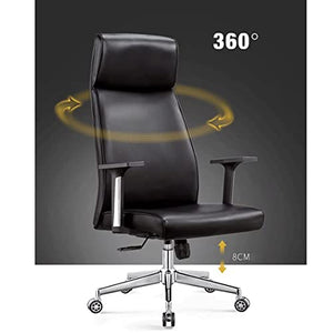 Generic Managerial Executive Chair Black Leather Ergonomic Office Desk Chair