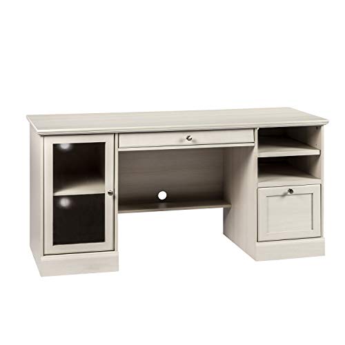 62" Executive Desk with Drawers & Cabinet,Office Computer Desk,Writing Study Table,PC Laptop Table,Modern Study Workstation for Home Office & Den,White
