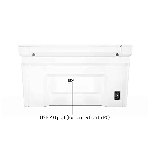 HP Laserjet MFP M140 we Wireless All-in-One Black & White Monochrome Laser Printer, White - Print Copy Scan - 21 ppm, 600 x 600 dpi, 8.5 x 14, with HP+ and Bonus 6 Months Instant Ink