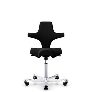 Izzy HAG Capisco Black Edition - 8106 Ergonomic Standing Desk Chair