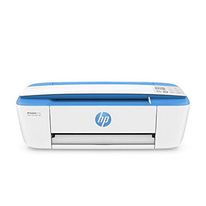 HP DeskJet 3755 Compact All-in-One Wireless Printer with Mobile Printing, HP Instant Ink & Amazon Dash Replenishment ready - Blue Accent (J9V90A) (Renewed)